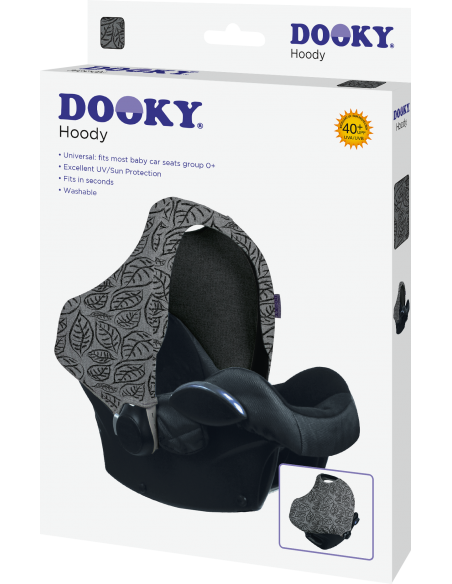 Dooky Hoody - Grey Leaves