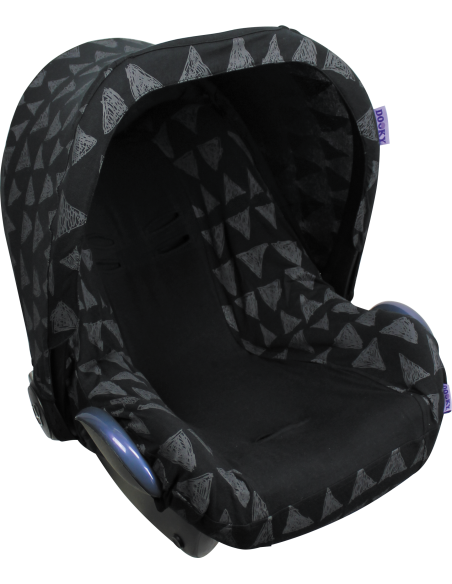 Dooky Seat Cover - Black Tribal