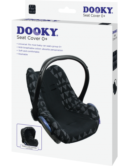 Dooky Seat Cover - Black Tribal