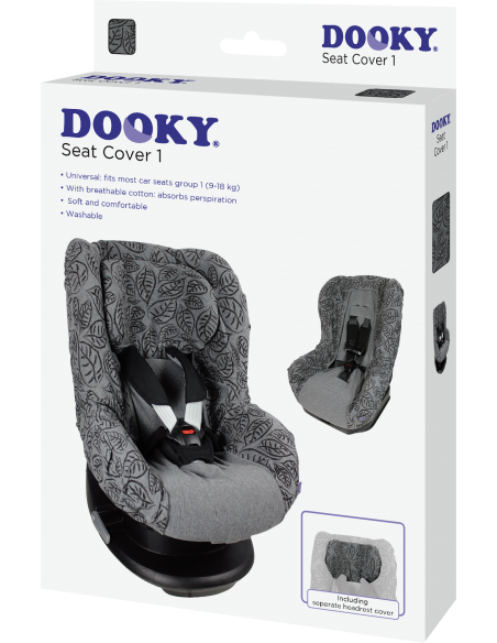 Dooky Auto Sear Cover group1 - Grey Leaves