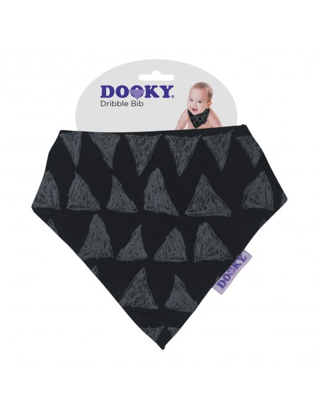 Dooky Bib - Black Tribal