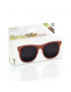 Mustachifier Baby Opticals Golds - Wood