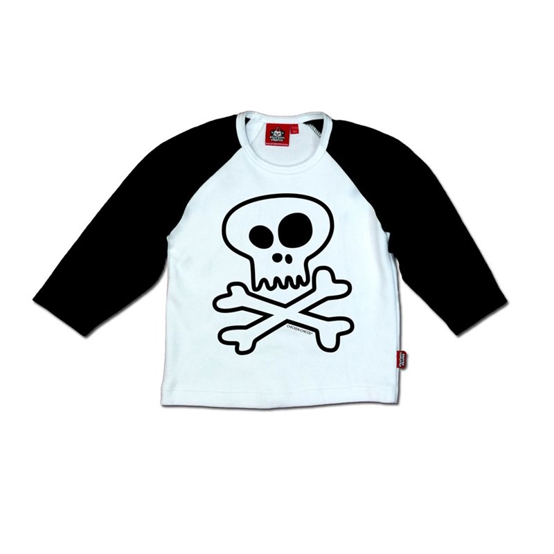 Long Sleeve Americana Skull&Bones Menino