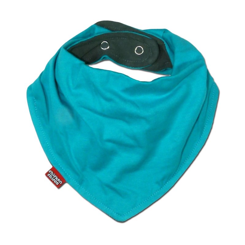 Babete Impermeável Bandana - Azul Turquesa