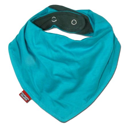 Babete Impermeável Bandana - Azul Turquesa