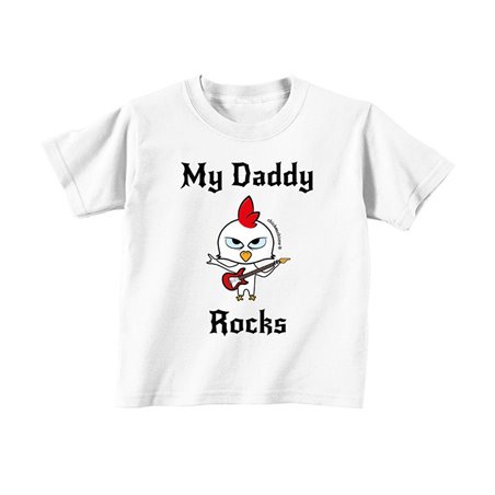 T-shirt Criança My Daddy Rocks - Menino