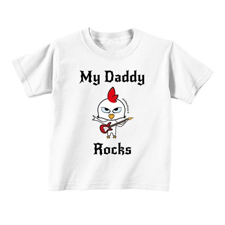 T-shirt Criança My Daddy Rocks - Menino