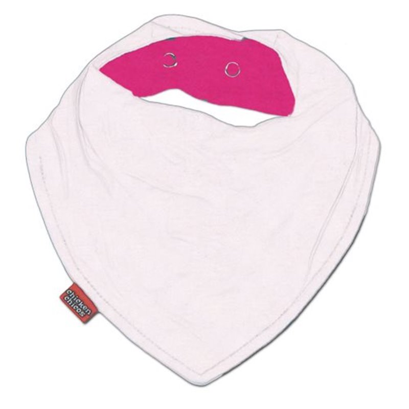 Babete Impermeável Bandana - Rosa