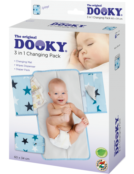 Dooky Changing Pack - Blue Stars