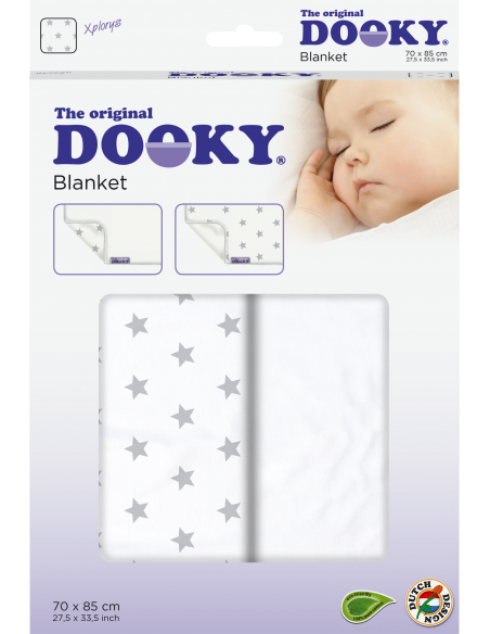 Dooky Blanket - Silver Stars