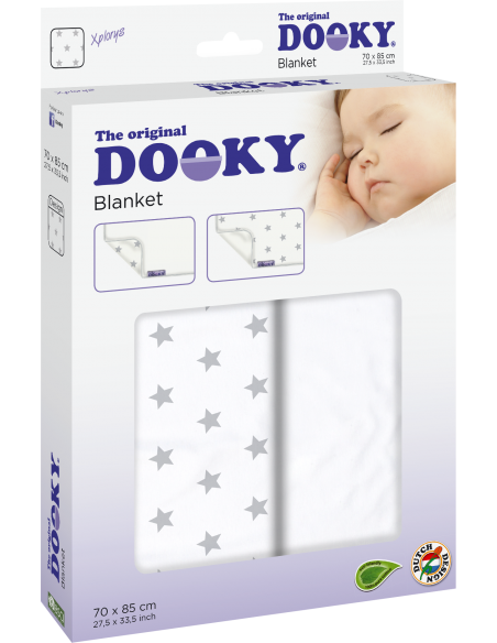 Dooky Blanket - Silver Stars