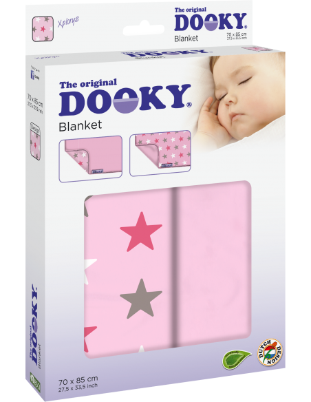 Dooky Blanket - Pink Stars