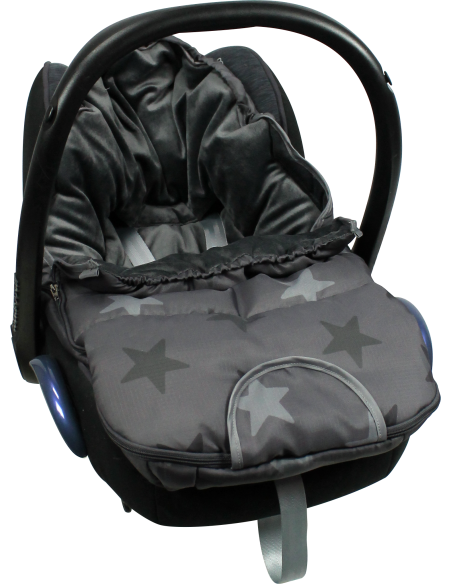 Dooky Footmuff - Grey Stars Small