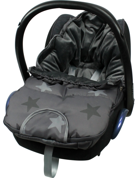 Dooky Footmuff - Grey Stars Small