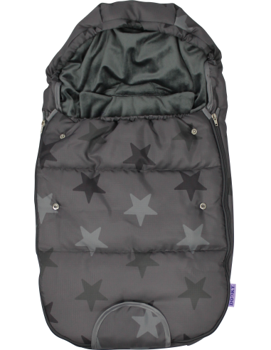 Dooky Footmuff - Grey Stars Small