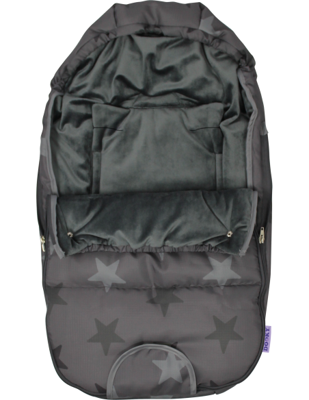 Dooky Footmuff - Grey Stars Small