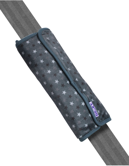 Dooky Seatbelt Pillow - Grey Stars